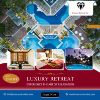 Luxury Retreat Instagram Post template