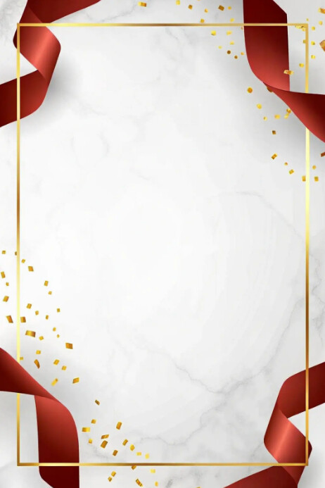 Luxury Ribbon Frame Template | PosterMyWall