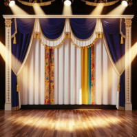 Luxury Stage design Template | PosterMyWall