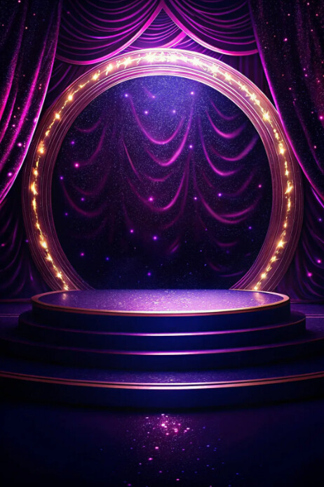 Luxury Stage Template Cartaz