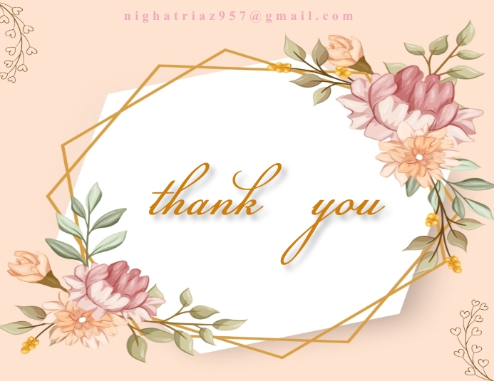 Wedding or thank you card Pamflet (VSA Brief) template