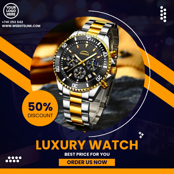 Copy of Luxury Watch Sale Offer | PosterMyWall