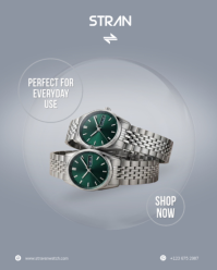 Grå Luxury Watches Instagram Portrait Template - Page 4