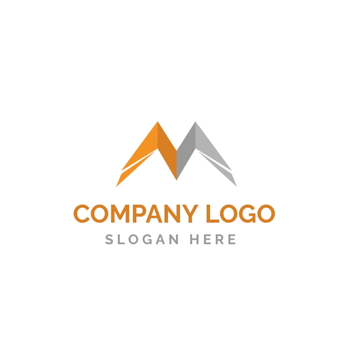M logo design| Company logo Template | PosterMyWall