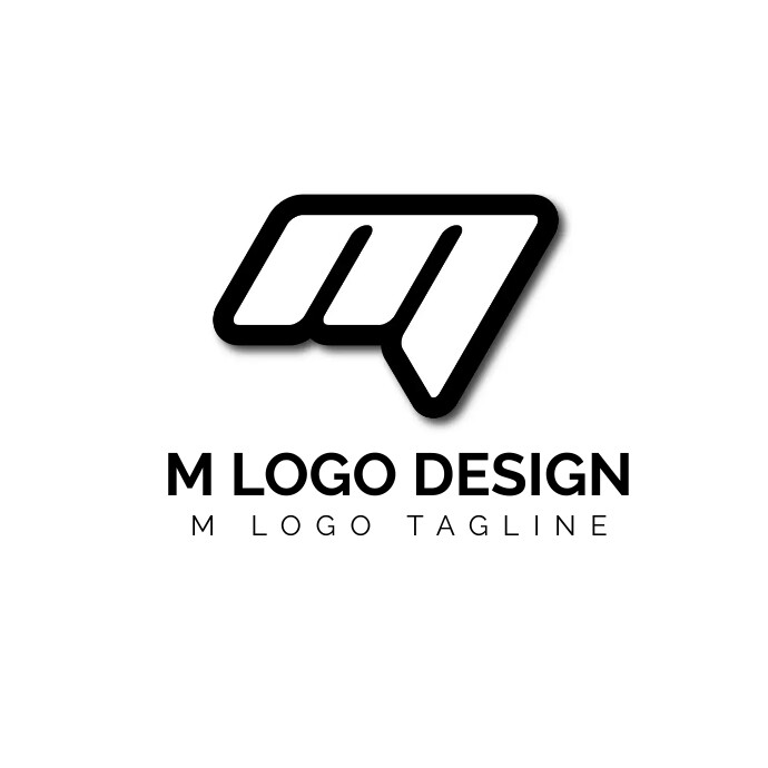 Logo Type Using M Plantilla de M logo | PosterMyWall