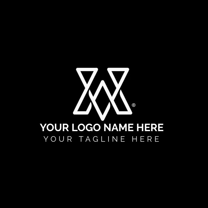 m logo template