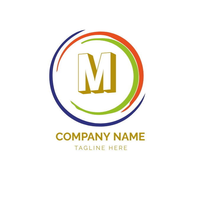 M Logo design template