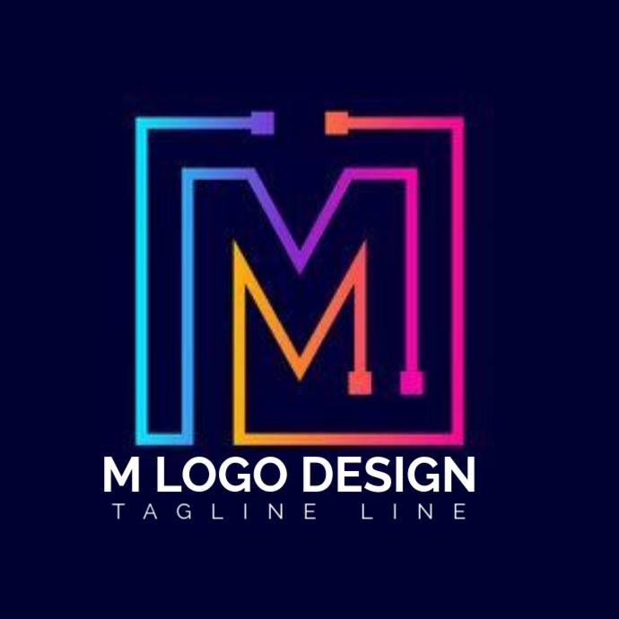 M LOGO Template | PosterMyWall