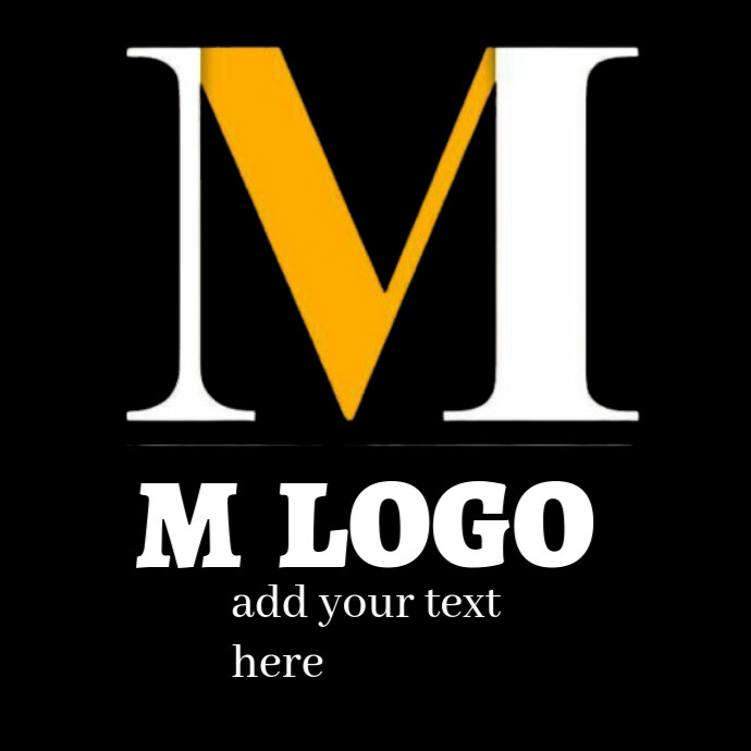 M LOGO Template | PosterMyWall