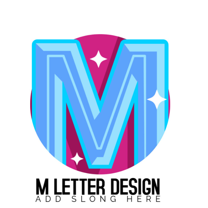 m logo template