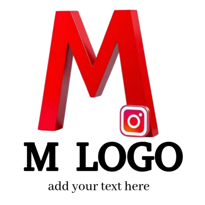 M LOGO template