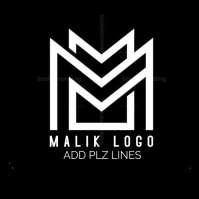 M LOGO Logotipo template