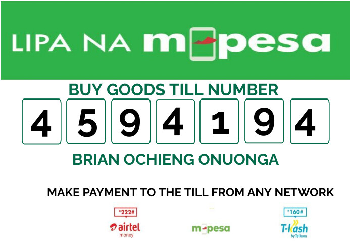 M-PESA Buy Goods Till Number sticker Template | PosterMyWall