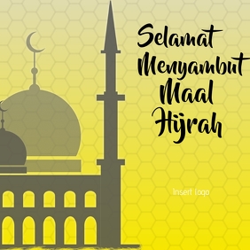 Maal Hijrah Instagram Post template