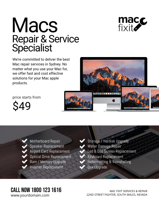 How To Design A Flyer On Mac