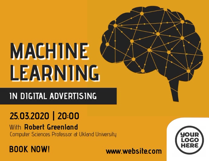 Machine Learning Brain Illustration Video Template | PosterMyWall