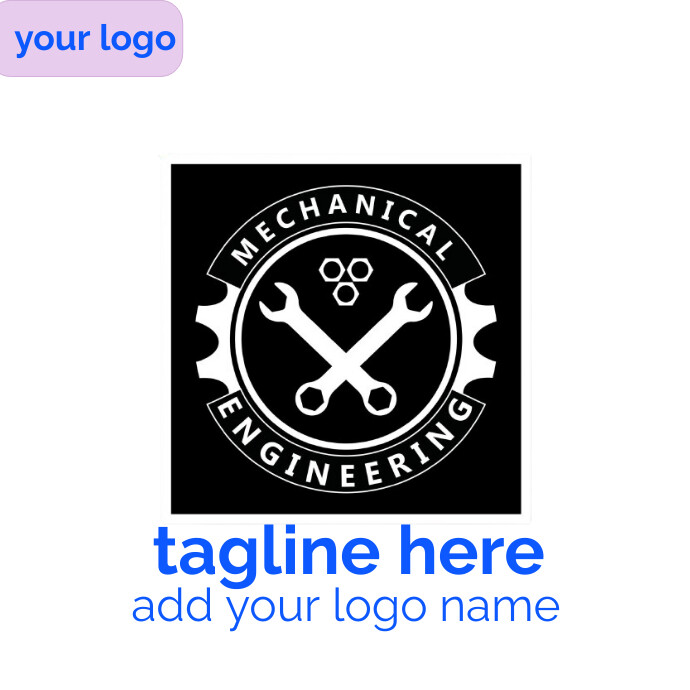 Machine Logo Design Color Machinical industry logo Template | PosterMyWall