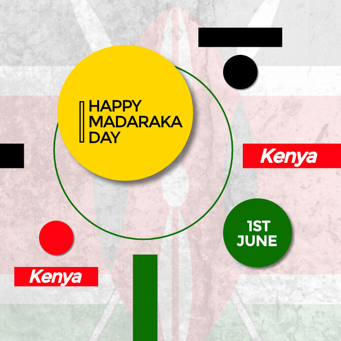MADARAKA DAY KENYA CELEBRATION POSTER (1) Template PosterMyWall