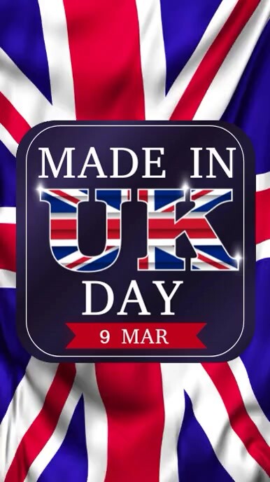 Made in Uk Day Instagram na Kuwento template