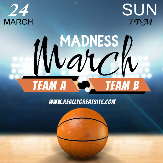 Madness March Template PosterMyWall