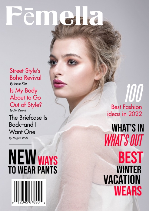 Magazine Back Cover Design Template | PosterMyWall