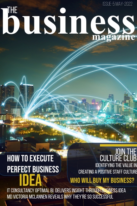 Magazine cover (48) Poster template