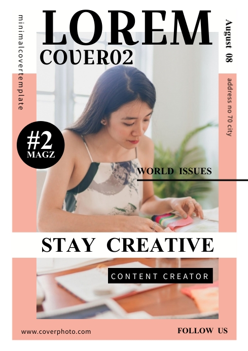 Ad Cover Example Magazine Cover Ads Template | PosterMyWall