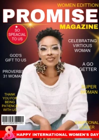 magazine cover Design A3 template