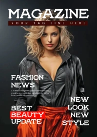 Magazine Cover Design A3 template