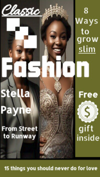 Magazine cover Isimo se-WhatsApp template