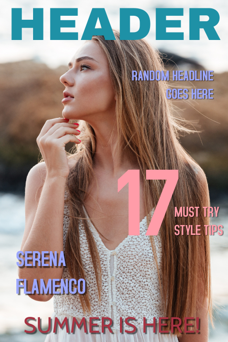Magazin Cover Vorlage Postermywall