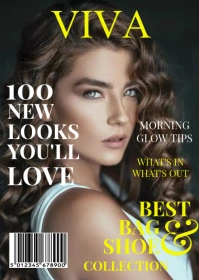 Magazine Covers / Front pages A6 template