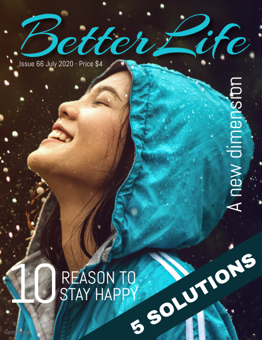 magazine Flyer (US Letter) template