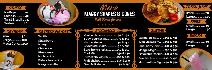 Meggie Menu Maggy Menu Template | PosterMyWall