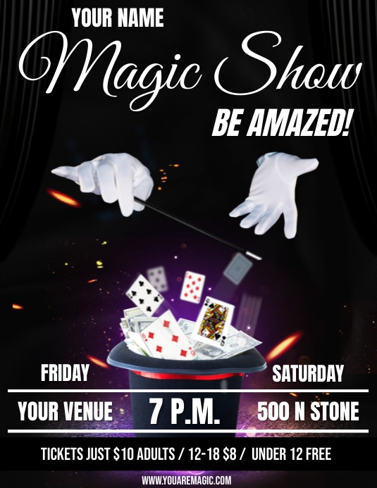 Magic Show Thumbnail Copy of MAGIC SHOW | PosterMyWall