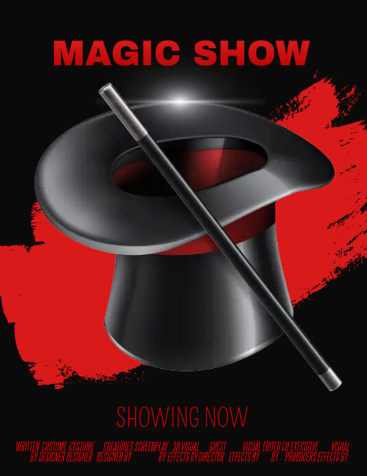 Magic Show Template PosterMyWall
