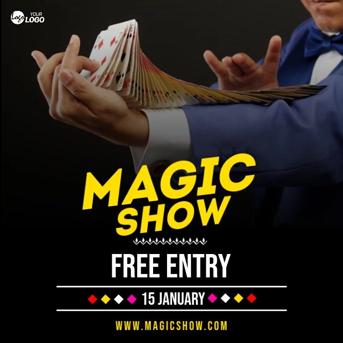 Magic Show Event Template Instagram Post