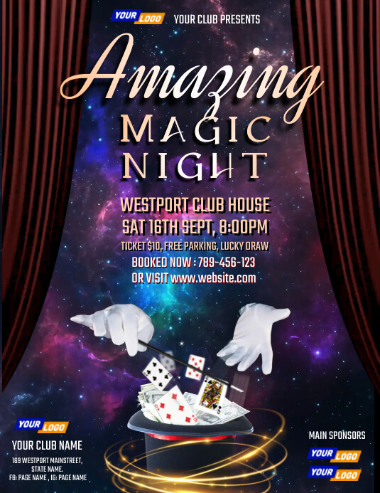 Copy of Magic show flyer | PosterMyWall