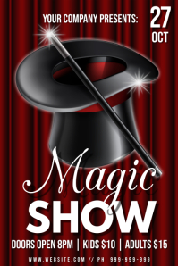 Magic Show Template PosterMyWall
