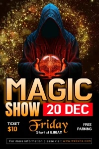 Magic Show Template Poster