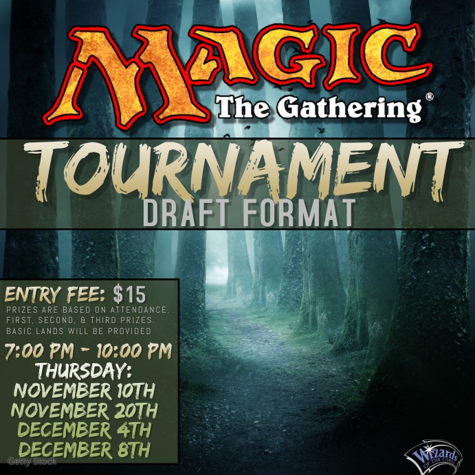 MAGIC THE GATHERING DECK TOURNAMENT Template PosterMyWall