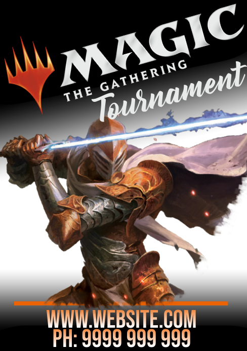 Magic The Gathering Template PosterMyWall