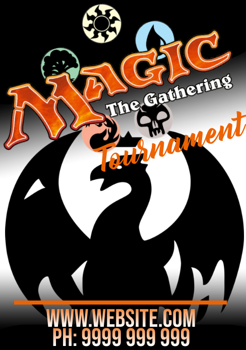Magic The Gathering Template PosterMyWall