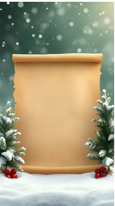 Winter Scroll Picture Example Magic winter scroll Template | PosterMyWall