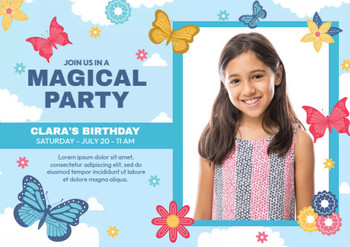 Magic Invite Magical Birthday Invitation Template | PosterMyWall