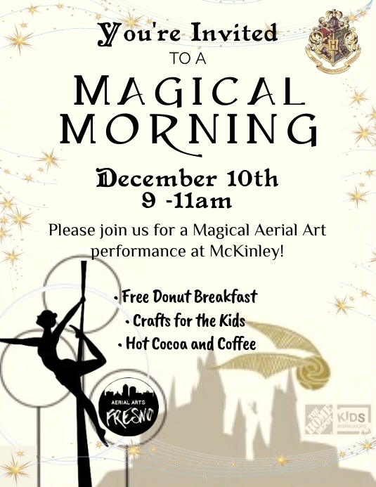 Magical Morning Flyer Folheto (US Letter) template
