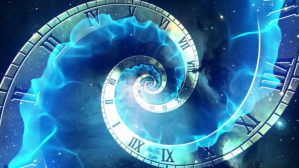 magical time warp zoom background Display digitale (16:9) template