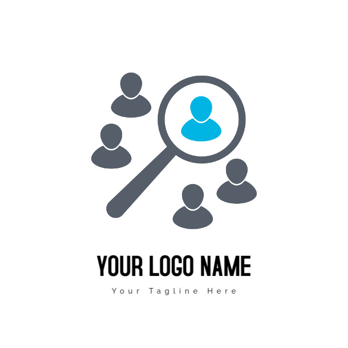 Magnifying Glass Logo Logos Template | PosterMyWall