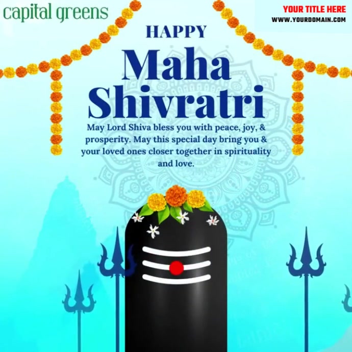 Maha shiv ratri Template | PosterMyWall