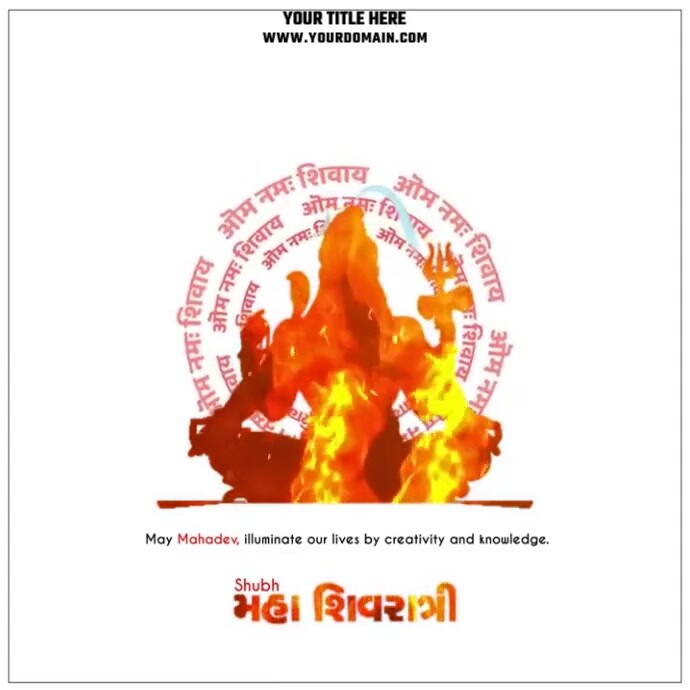 Maha shiv ratri Templat | PosterMyWall